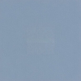 Leather texture sample, blue-gray color, smooth matte finish with subtle granular grain, consistent surface ideal for upholstery.